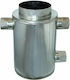 Technometal Θερμοσυλλέκτης Καπνοδόχου Inox 150mm