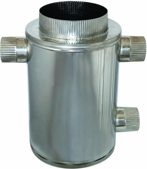 Technometal Chimney Heat Exchanger Inox 150mm Silver