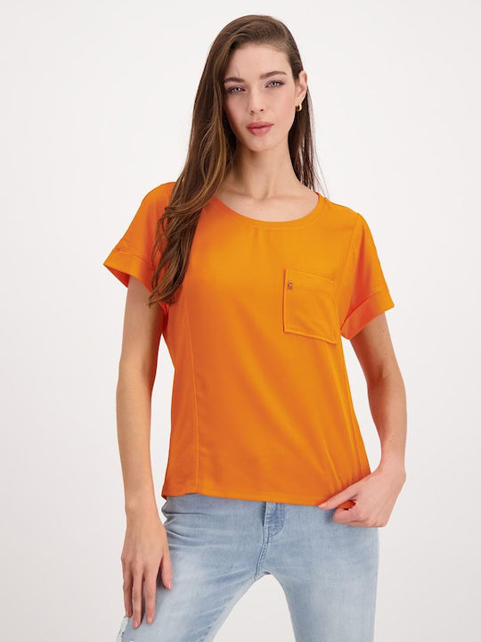 Monari Γυναικείο T-shirt Πορτοκαλί