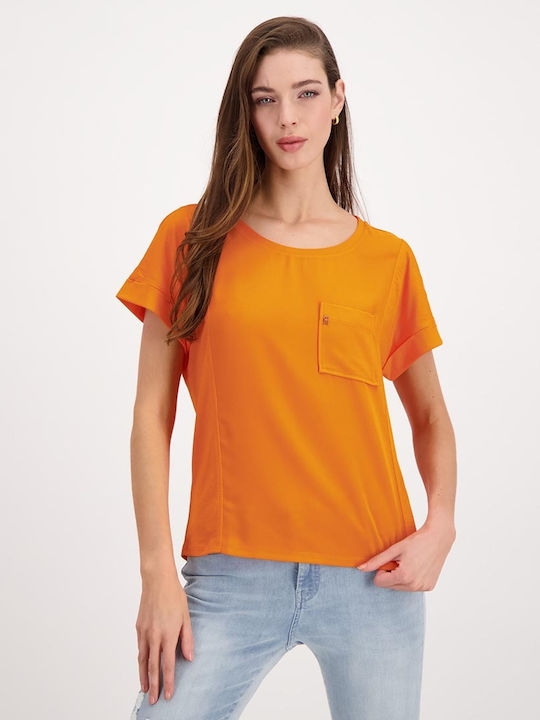 Monari Feminin Tricou Portocaliu