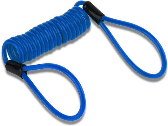 120cm Motorcycle Lock Reminder Cable in Blue