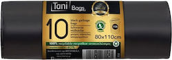 Intertan Σακούλες Απορριμάτων Χωρητικότητας 40lt Premium 80x110cm 3x10τμχ Μαύρες