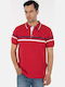 Polo Kurzarmbluse Rot