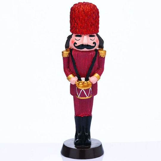 Aca Soldat Weihnachts-Nussknacker Rot Höhe 25cm.