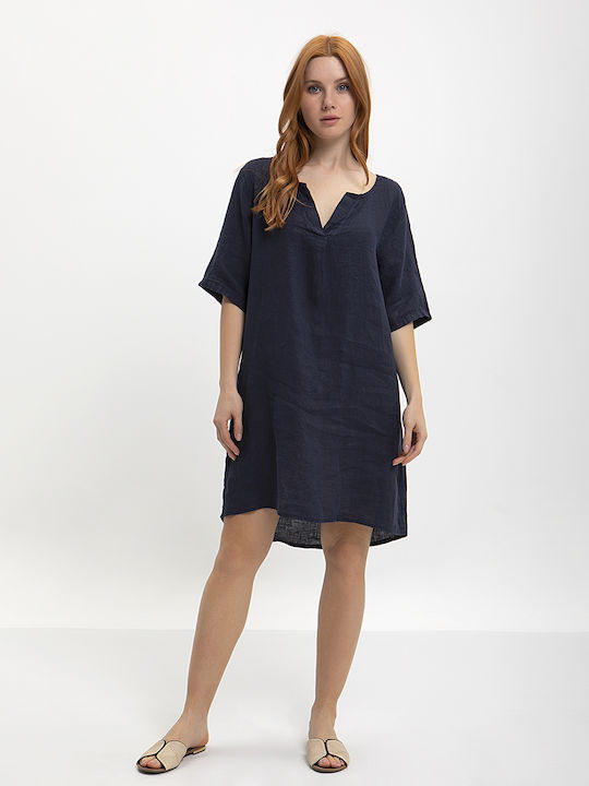 Simply Zoe Summer Mini Dress Blue