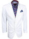 Men's Summer Suit Jacket White