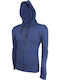 Men's Sweatshirt with Blue Hood