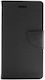 MyMobi Wallet Piele artificială / Silicon Negru (Redmi Note 12 4G)