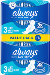 Always Night Sanitary Pads with Wings 16pcs