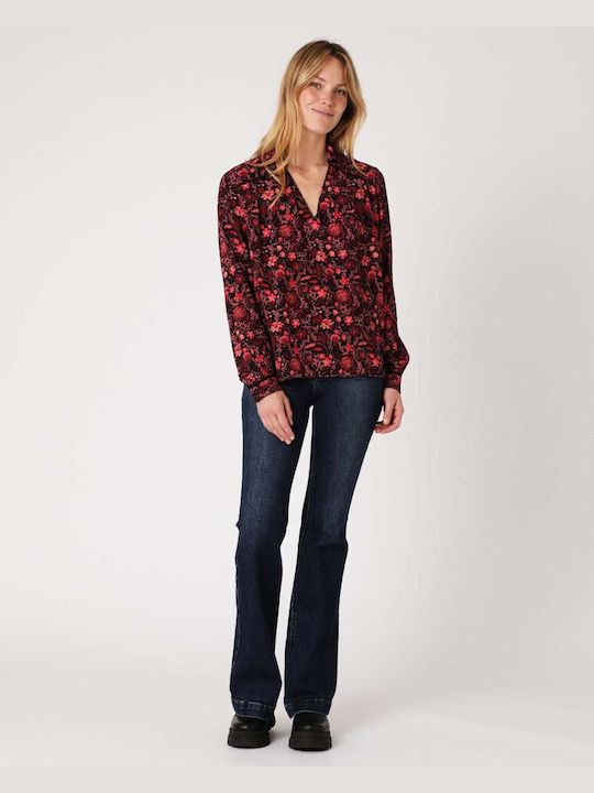 Berenice Women's Blouse Long Sleeve Floral Multicolour