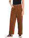 Weellow Women's Fabric Trousers Brown