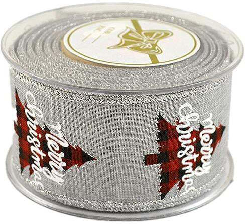 Kappa Decor Weihnachtliche Farbband Gray 1Stück