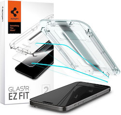 Spigen Oleophobic Coated Glas.tr Ez Fit Tempered Glass (iPhone 15 Pro Max)