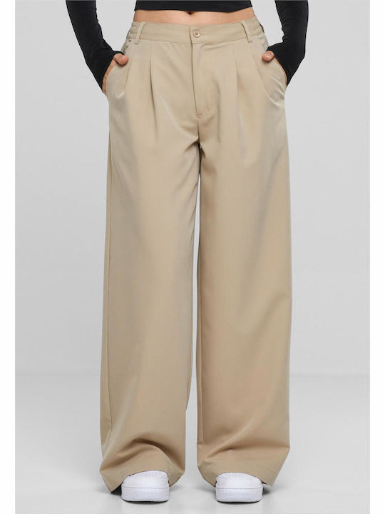 Jogginghose Ausgestellt Beige
