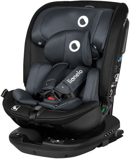 Lionelo Bastiaan RWF Baby Car Seat i-Size with Isofix Gray Stone 0-36 kg