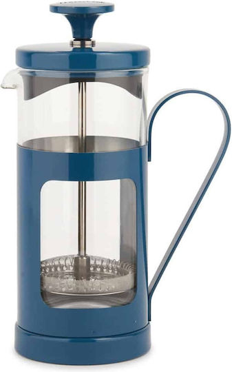 La Cafetière Filterkaffeemaschine Handbetrieb Rostfreier Stahl Blaue 550ml