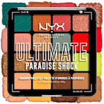 Nyx Professional Makeup UP Ultimate Shadow Palette Paradise Shock Eye Shadow Palette in Solid Form