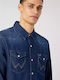 Wrangler Long-sleeved Denim Shirt Gray