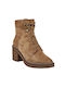 Elenross Women's Suede Boots Beige