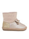 Kids Boots with Velcro Gold