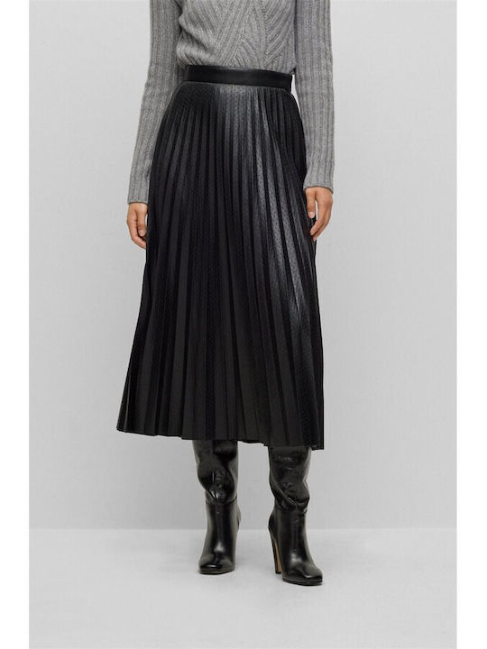 Hugo Boss Midi Skirt in Black color