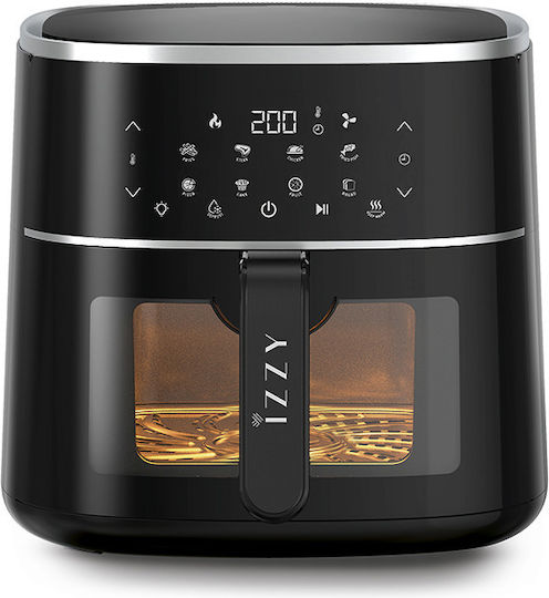 Izzy Air Fryer 8.2lt Μαύρο IZ-8218