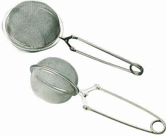 Home Health UK Αυγό Τσαγιού with Tong Metallic 1pcs 20086
