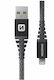Swissten Braided USB-A to Lightning Cable Μαύρο 1.5m (71543010)
