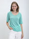 In Linea Firenze Women's T-shirt Green