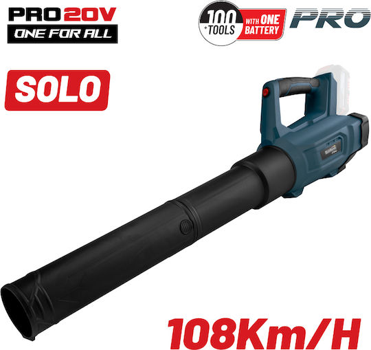 Bormann Pro BBP4350 Handheld Battery Leaf Blower 20V Solo with Maximum Air Speed 110km/h