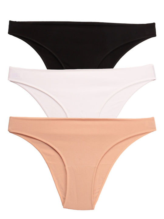 Nina Club Βαμβακερά Γυναικεία Slip 3Pack
