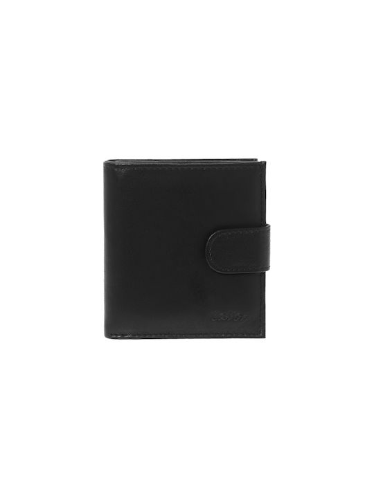 Lavor Men's Leather Card Wallet with RFID Black