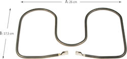 Αντίσταση Τοστιέρας Hobby 26 X 17,5 Cm 1000 Watt