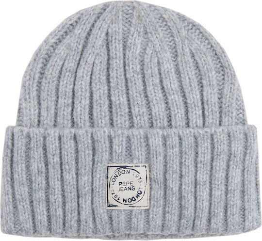 Beanie Beanie Knitted in Gray color