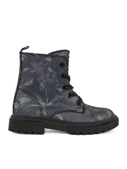 Anatomisch Kinderstiefel mit Reißverschluss Schwarz