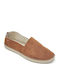 Din piele Espadrile pentru bărbați în culoarea Tabac Brown