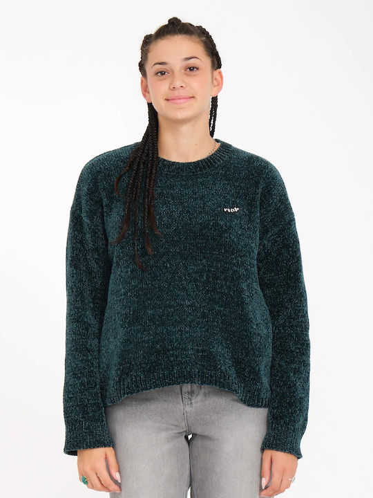Volcom Women's Long Sleeve Pullover Green