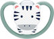 Nuk Orthodontic Pacifier Silicone Space Zebra G...