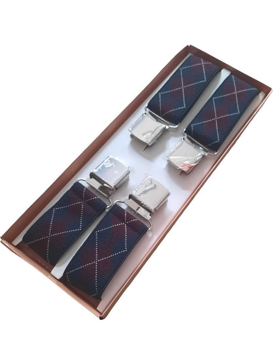 Afoi Giannakopouloi Suspenders Monochrome Burgundy