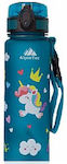 AlpinPro Sticlă pentru Copii Unicorn Plastic Albastru 500ml