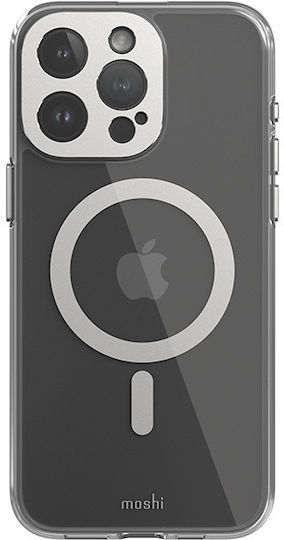 Moshi Iglaze Wallet Silicon Gri (iPhone 15 Pro Max)
