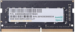 Apacer 8GB DDR4 RAM cu Viteză 2400 pentru Laptop