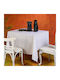 Melinen Tablecloth Cotton Edmonde White 140x140cm