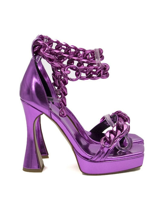 Jeffrey Campbell Damen Sandalen in Lila Farbe