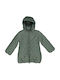 Kids' Quilted Jacket Short with Lining & Hood Khaki