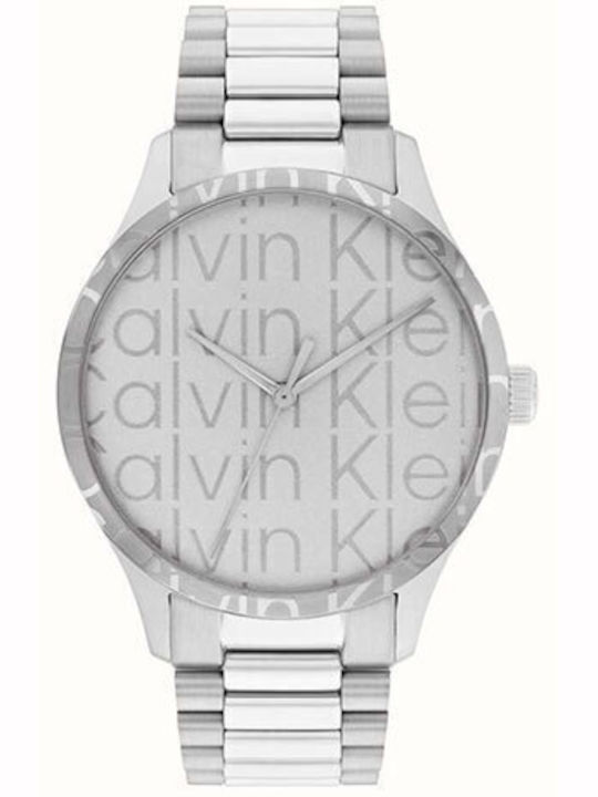 Calvin Klein Iconic Damen Uhr mit Silber Metallarmband 25200342