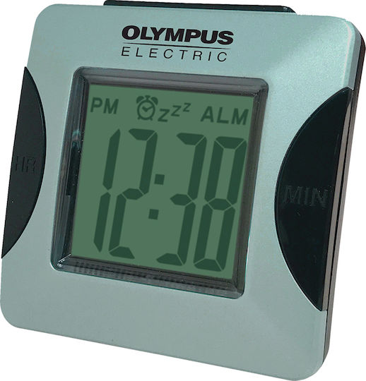 Olympus Digital Light Blue Tabletop Clock
