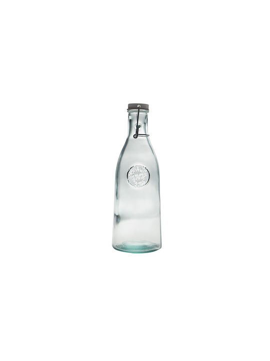 Authentic Flasche Wasser Glas mit Schraubverschluss Beige 1000ml Authentic Flasche Wasser Glas mit Schraubverschluss Beige 1000ml