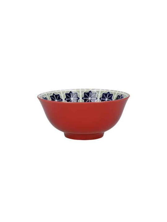 Kitchen Craft Müslischüssel Rund Keramik Blau mit Durchmesser 15cm 4Stück
