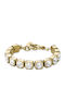 Dyrberg/Kern Women's Bracelet made of Steel Gold Plated